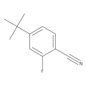 4-Tert-butyl-2-fluorobenzonitrile Structure