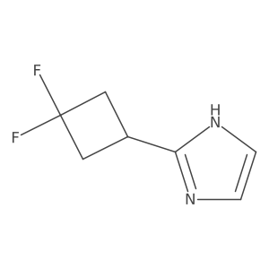2-(3,3-difluorocyclobutyl)-1H-imidazole Structure