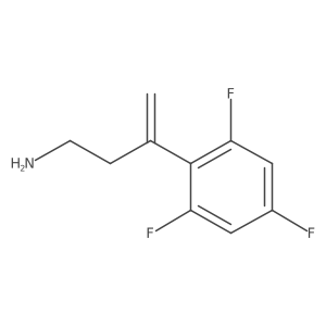 3-(2,4,6-Trifluorophenyl)but-3-en-1-amine Structure