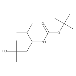 tert-butyl N-(5-hydroxy-2,5-dimethylhexan-3-yl)carbamate Structure
