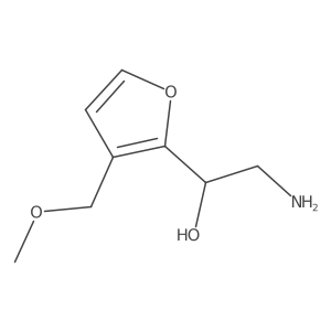 2-Amino-1-[3-(methoxymethyl)furan-2-yl]ethan-1-ol Structure