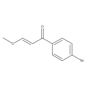 2-Propen-1-one, 1-(4-bromophenyl)-3-methoxy-, (E)- Structure