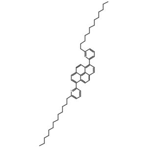 1,6-Bis(6-tridecylpyridin-2-yl)pyrene Structure