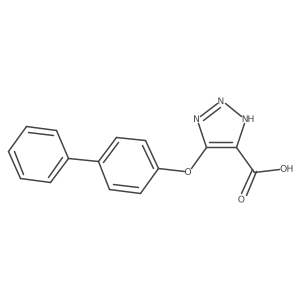 4-(4-phenylphenoxy)-1H-triazole-5-carboxylic acid Structure