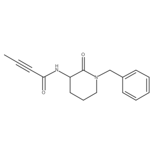 N-(1-Benzyl-2-oxopiperidin-3-yl)but-2-ynamide结构式