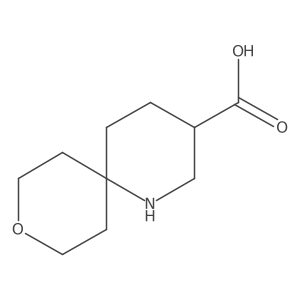 9-Oxa-1-azaspiro[5.5]undecane-3-carboxylic acid结构式