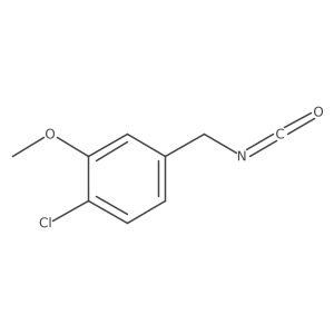 1-Chloro-4-(isocyanatomethyl)-2-methoxybenzene Structure