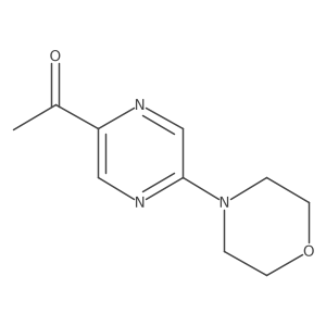 1-[5-(4-Morpholinyl)-2-pyrazinyl]ethanone Structure