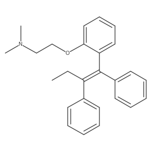 2-[2-[(EZ)-1,2-Diphenylbut-1-enyl]phenoxy]-N,N-dimethylethanamine Structure