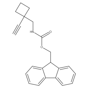 (9H-fluoren-9-yl)methyl N-[(1-ethynylcyclobutyl)methyl]carbamate Structure
