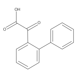 2-Oxo-2-(2-phenylphenyl)acetic acid结构式