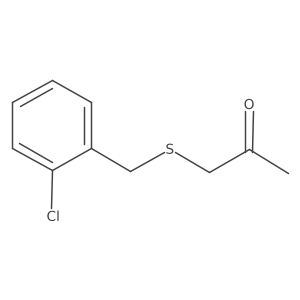 1-{[(2-Chlorophenyl)methyl]sulfanyl}propan-2-one Structure