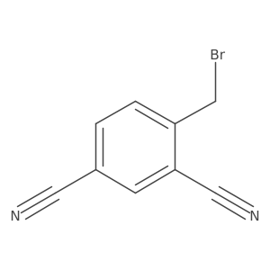 4-(Bromomethyl)benzene-1,3-dicarbonitrile结构式