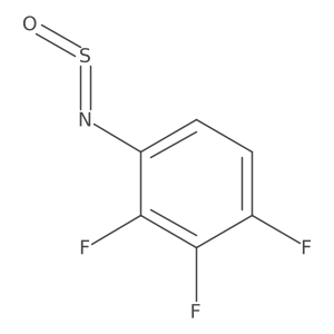 Benzenamine, 2,3,4-trifluoro-N-sulfinyl- Structure
