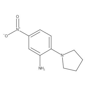 5-Nitro-2-pyrrolidin-1-ylaniline结构式