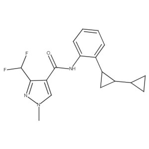 trans-(1S,2R)-sedaxane结构式