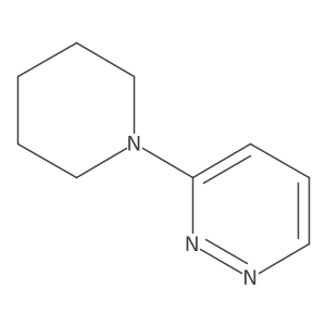 3-(1-Piperidinyl)pyridazine Structure