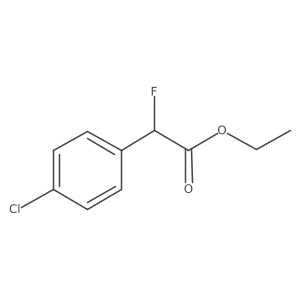 Ethyl alpha-fluoro-4-chlorophenylacetate Structure