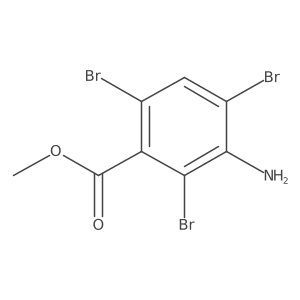 Methyl 3-amino-2,4,6-tribromobenzoate Structure