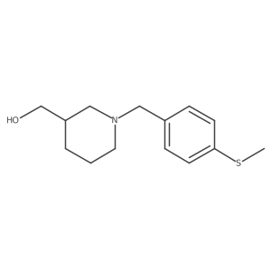 (1-{[4-(Methylsulfanyl)phenyl]methyl}piperidin-3-yl)methanol Structure