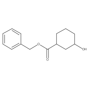 benzyl (1R,3S)-3-hydroxycyclohexane-carboxylate结构式