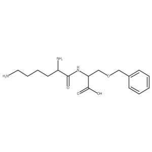 L-Lysyl-O-benzyl-L-serine结构式