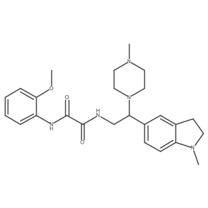 N1-(2-methoxyphenyl)-N2-(2-(1-methylindolin-5-yl)-2-(4-methylpiperazin-1-yl)ethyl)oxalamide Structure