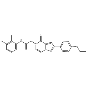 N-(2,3-dimethylphenyl)-2-(2-(4-ethoxyphenyl)-4-oxopyrazolo[1,5-a]pyrazin-5(4H)-yl)acetamide Structure