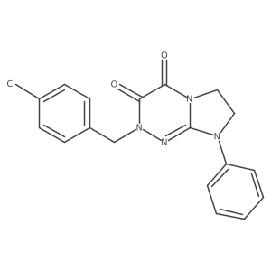2-(4-chlorobenzyl)-8-phenyl-7,8-dihydroimidazo[2,1-c][1,2,4]triazine-3,4(2H,6H)-dione结构式