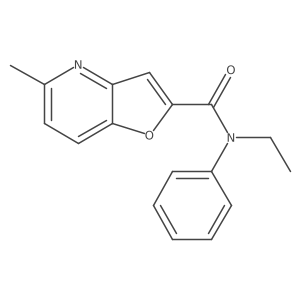 N-ethyl-5-methyl-N-phenylfuro[3,2-b]pyridine-2-carboxamide Structure