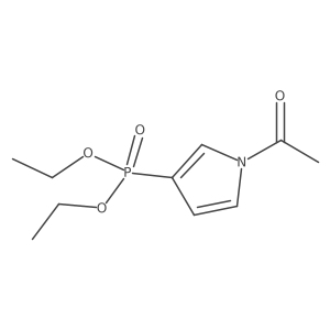 Diethyl (1-acetyl-1H-pyrrol-3-yl)phosphonate Structure
