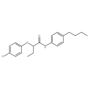 N-(4-Butylphenyl)-2-(4-chlorophenoxy)butanamide结构式