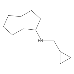 N-(cyclopropylmethyl)cyclooctanamine Structure