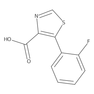 5-(2-Fluoro-phenyl)-thiazole-4-carboxylic acid Structure