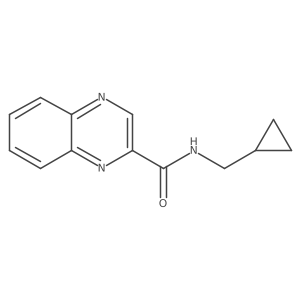 O=C(NCC1CC1)c1cnc2ccccc2n1结构式