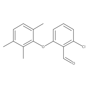 2-Chloro-6-(2,3,6-trimethylphenoxy)benzaldehyde Structure