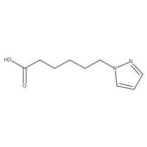 6-(1h-Pyrazol-1-yl)hexanoic acid结构式