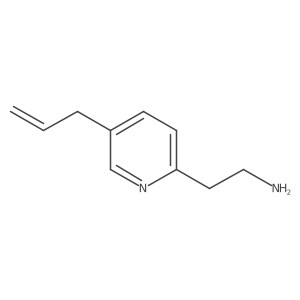 5-(2-Propen-1-yl)-2-pyridineethanamine结构式