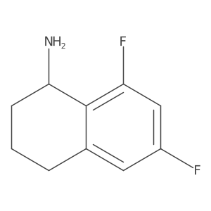(R)-6,8-Difluoro-1,2,3,4-tetrahydronaphthalen-1-amine Structure