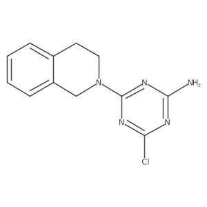 4-Chloro-6-[3,4-dihydro-2(1H)-isoquinolinyl]-1,3,5-triazin-2-amine Structure