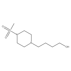 4-(Methylsulfonyl)-1-piperazinebutanol Structure
