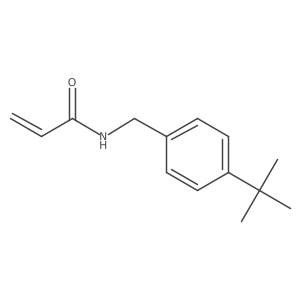 N-[(4-tert-butylphenyl)methyl]prop-2-enamide结构式