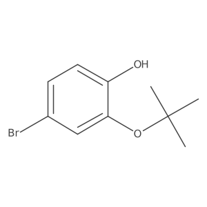 4-Bromo-2-(tert-butoxy)phenol结构式