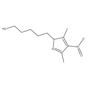 5-(3,5-dimethyl-4-nitro-1H-pyrazol-1-yl)pentan-1-ol Structure