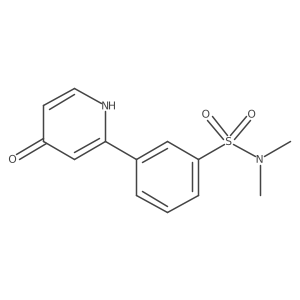 2-(3-N,N-Dimethylsulfamoylphenyl)-4-hydroxypyridine结构式