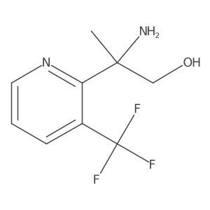 2-Amino-2-[3-(trifluoromethyl)pyridin-2-yl]propan-1-ol Structure