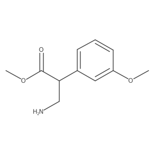 (S)-Methyl 3-amino-2-(3-methoxyphenyl)propanoate Structure