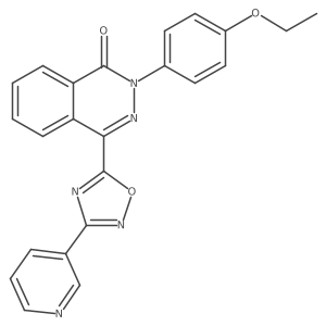 2-(4-ethoxyphenyl)-4-(3-(pyridin-3-yl)-1,2,4-oxadiazol-5-yl)phthalazin-1(2H)-one Structure