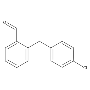 2-[(4-Chlorophenyl)methyl]benzaldehyde Structure