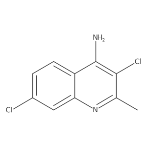 4-Amino-3,7-dichloro-2-methylquinoline Structure